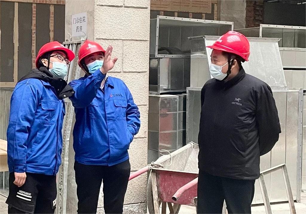 一手抓防疫，一手抓生產(chǎn)！立豪集團(tuán)董事長赴陜藥集團(tuán)山海丹醫(yī)院項(xiàng)目督導(dǎo)檢查
